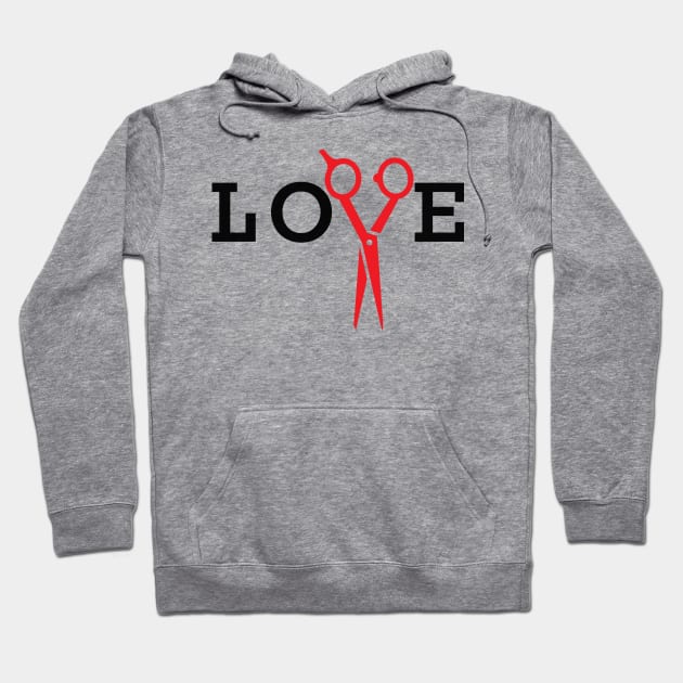 Hair Stylist Love Hoodie by KC Happy Shop